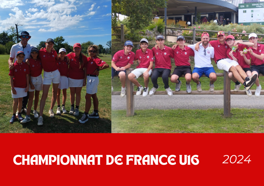 Championnat de France Golf U16 équipe Golf de Garonne