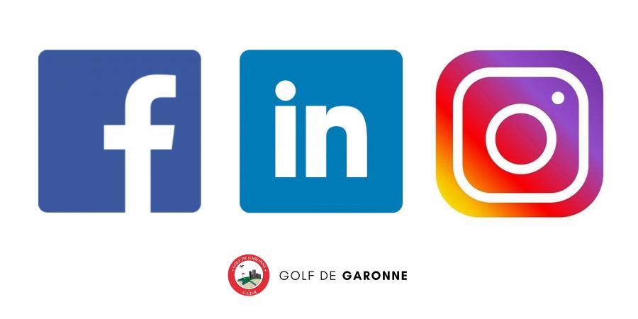 réseaux sociaux - golf de garonne