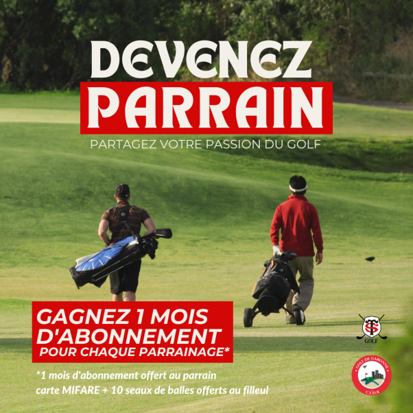 offre parrainage Golf de Garonne abonnement