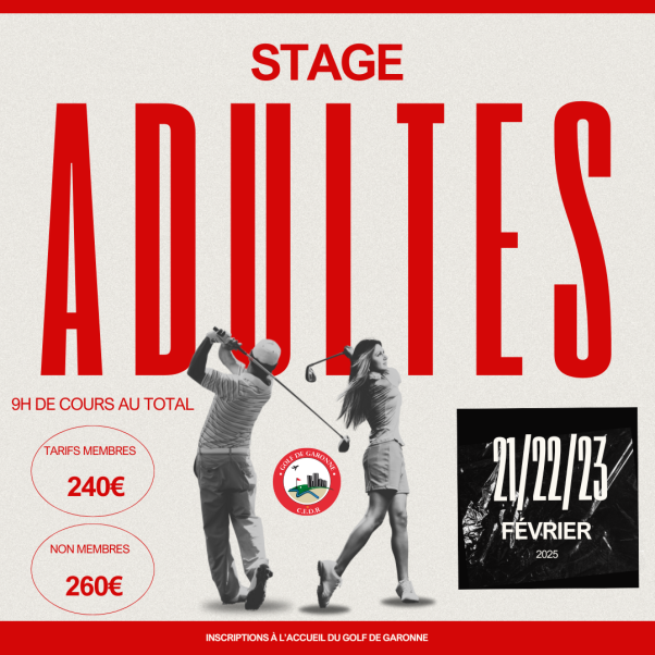 Stages de golf