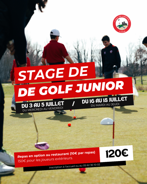 stage juniors golf école de golf golf de garonne