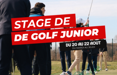 Stage golf junior août